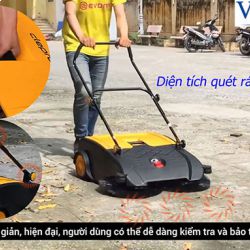 Ảnh Xe quét rác đẩy tay Clepro CW-800/02